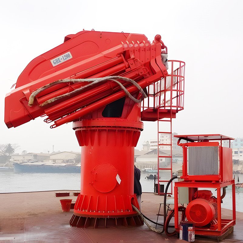 Telescopic Knuckle Boom Marine Crane